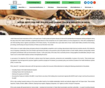 Ipga.co.in(Help Advance India's Food & Nutrition Security) Screenshot