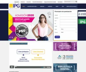 IPG.cl(Instituto Profesional) Screenshot