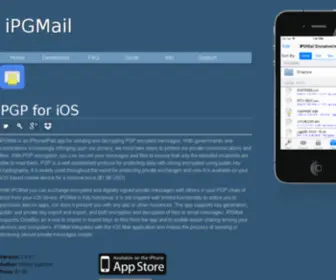 Ipgmail.com(OpenPGP Email security for iPhone and iPad) Screenshot