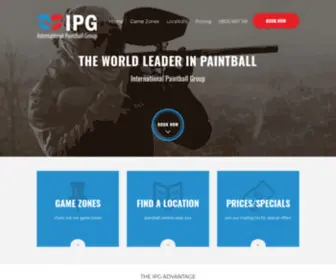 IPGNZ.co.nz(The World Leader in Paintball) Screenshot