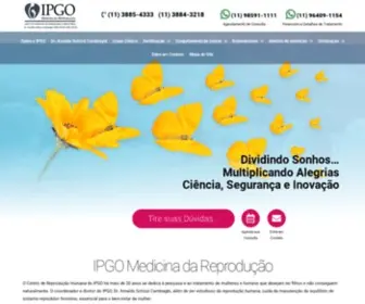 Ipgo.com.br(Medicina da Reprodução) Screenshot