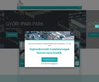 Ipgyor.hu(Industrial park győr) Screenshot