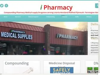 Ipharmacylivonia.com(I Pharmacy in Livonia Westland Mi Compounding Covid) Screenshot