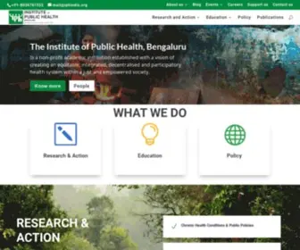 Iphindia.org(IPH Bengaluru) Screenshot