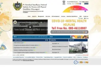 Iphnewdelhi.in(Deendayal Upadhyaya Institute for the Physically Handicapped) Screenshot