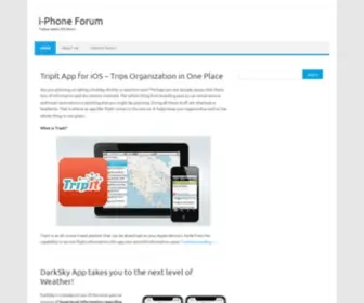 Iphone-Forum.org(I-Phone Forum) Screenshot