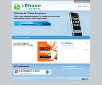 Iphone-Ringtone.com(IPhone Ringtone) Screenshot