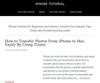 Iphone-Tutorial.net(The Complete Guide to Setup and Use iPhone) Screenshot