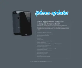 Iphone-Updates.com(IPhone Updates) Screenshot