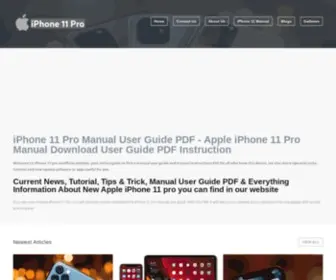 Iphone11Promanual.com(IPhone 11 Pro Manual User Guide PDF) Screenshot