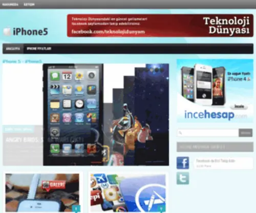 Iphone5.com.tr(Iphone 5) Screenshot