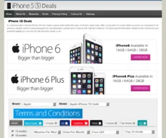 Iphone5S-Deals.co.uk(IPhone 5S Deals) Screenshot