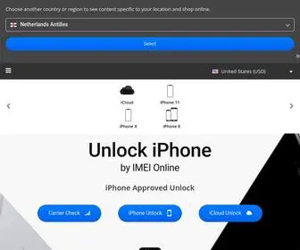 Iphoneapprovedunlock.com(Unlock iPhone by IMEI online) Screenshot