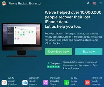 Iphonebackupextractor.com(IPhone Backup Extractor for Windows and Mac) Screenshot