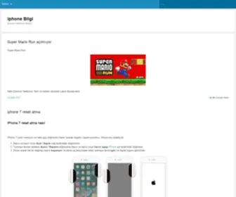 Iphonebilgi.com(Iphone Bilgi) Screenshot