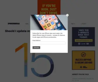 Iphonefaq.org(The iPhone FAQ) Screenshot