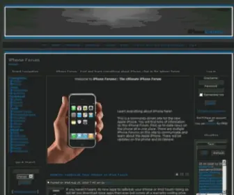 Iphoneforumz.com(IPhone Forum) Screenshot