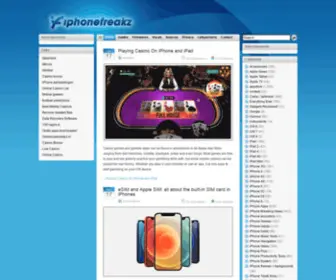 Iphonefreakz.com(IPhone Blog) Screenshot