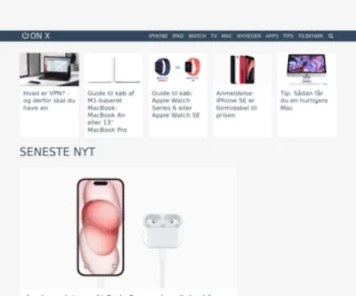 Iphoneguide.dk(ON X) Screenshot