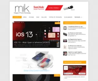 Iphonekozosseg.hu(Speck JustMobile MiniBatt Vogel's IK Multimedia Mujjo) Screenshot