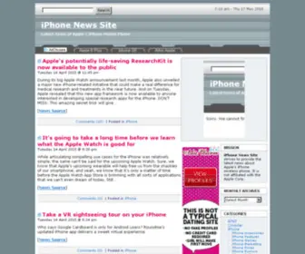 Iphonenewssite.com(IPhone News Site) Screenshot