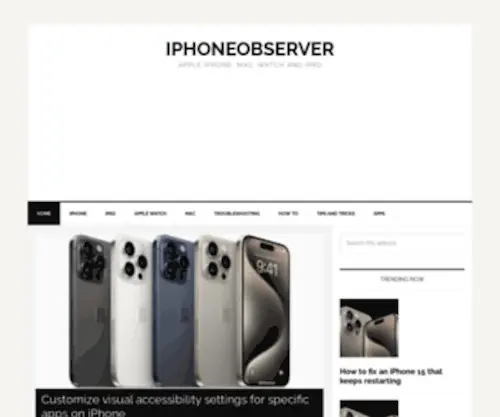 Iphoneobserver.com(Iphoneobserver) Screenshot