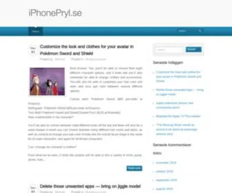 Iphonepryl.se(Nyheter om iPhone och andra prylar) Screenshot