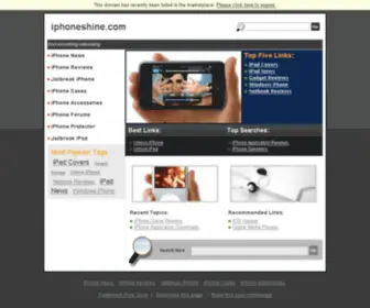 Iphoneshine.com(Iphone Shine) Screenshot