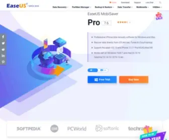 Iphonesrecovery.com(EaseUS® iPhone data recovery software) Screenshot
