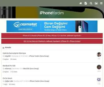 Iphoneyardim.net(Türkiye'nin en büyük Apple cihazları için bilgi paylaşım platformudur) Screenshot