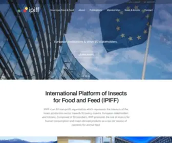 Ipiff.org(Promoting Insects for Human Consumption & Animal Feed) Screenshot