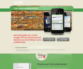 Ipiit.com(Ipiit, The Food Ambassador) Screenshot