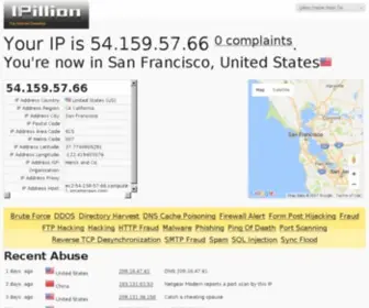 Ipillion.com(My IP Address) Screenshot