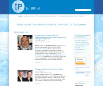 Ipinbrief.com(IP In BRIEF) Screenshot