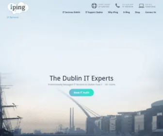 Iping.ie(IT Support Dublin) Screenshot