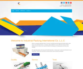 Ipioman.com(Industrial Packing International Co) Screenshot