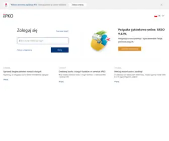Ipko.pl(Bankowość elektroniczna PKO Banku Polskiego) Screenshot
