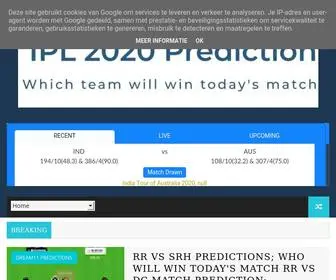 IPL2020Predictions.com(IPL 2020 Predictions) Screenshot