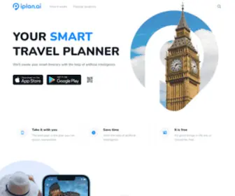 Iplan.ai(Creating an itinerary with) Screenshot