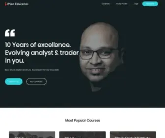Iplaneducation.com(Top Stock Market Institute In India SinceiPlan Education) Screenshot
