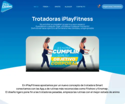 Iplayfitness.com(Trotadoras electricas plegables) Screenshot