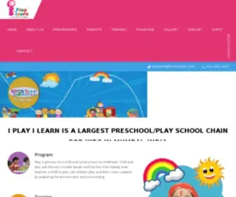 Iplayilearn.com(No.1 Preschool/Play School for kids in Mumbai(India)) Screenshot