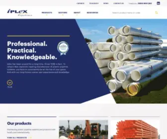 Iplex.co.nz(Your trusted partner for plastic pipeline solutions) Screenshot