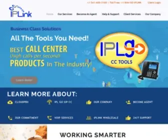 Iplinktelecom.com(Call Termination) Screenshot