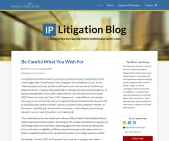 Iplitigationblog.com(The IP Litigation Blog) Screenshot