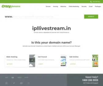 Ipllivestream.in(Ipllivestream) Screenshot