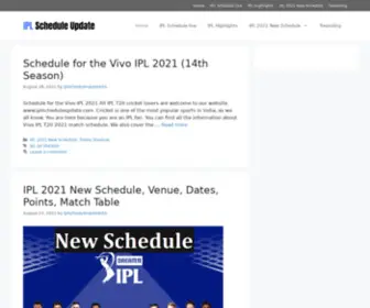 Iplscheduleupdate.com(IPL Schedule Update) Screenshot