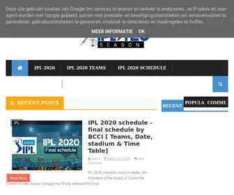 IPLT20Season.com(IPL T20 Season) Screenshot