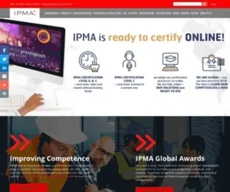 Ipma.world(IPMA International Project Management Association) Screenshot