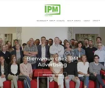 Ipmadvertising.be(IPM Advertising) Screenshot